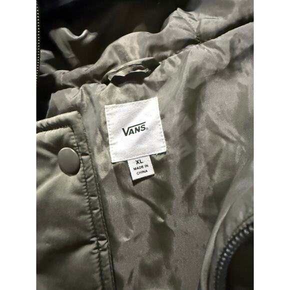 Vans- Green- Long Puffer Coat- Size XL W - Picture 6 of 7